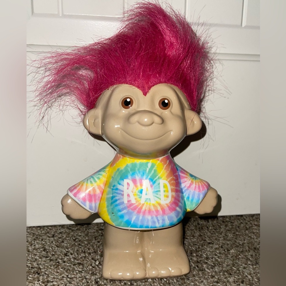 TROLLS piggy bank *VINTAGE
